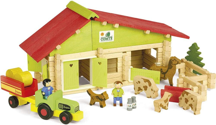 Ferma cu tractor si animale 140 de piese [2]