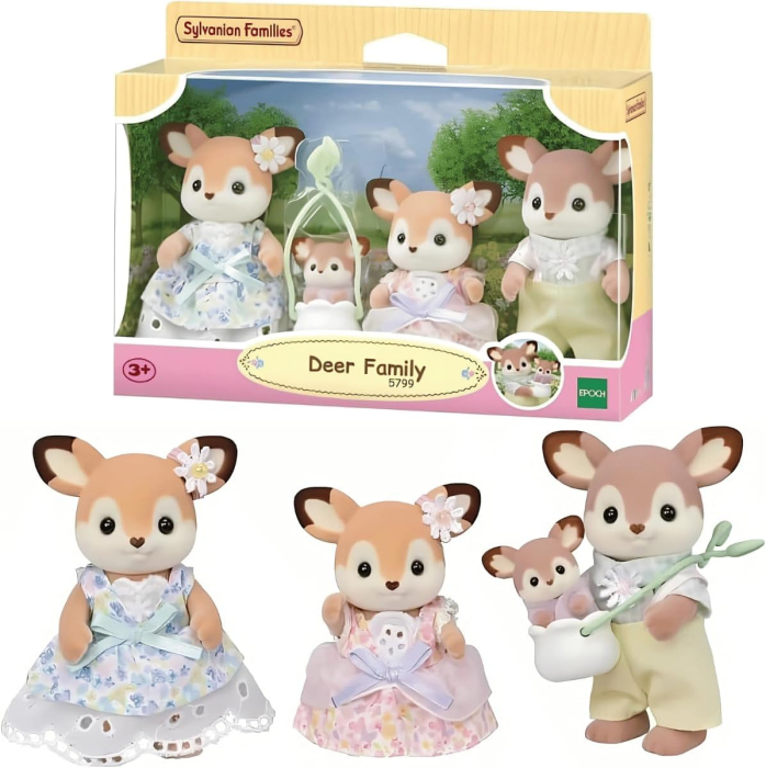 Figurine Sylvanian Families-Familia Caprioarelor [2]