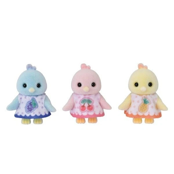 FIGURINE SYLVANIAN FAMILIES-FAMILIA PASARILOR CU PORTOCALE [4]