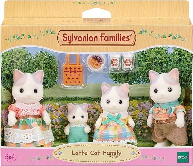 Figurine Sylvanian Families-Familia Pisicutelor Floral Trio [5]