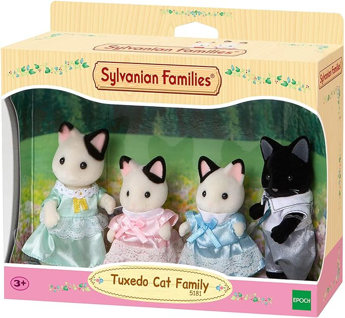 Figurine Sylvanian Families-Familia Pisicutelor Tuxedo [4]