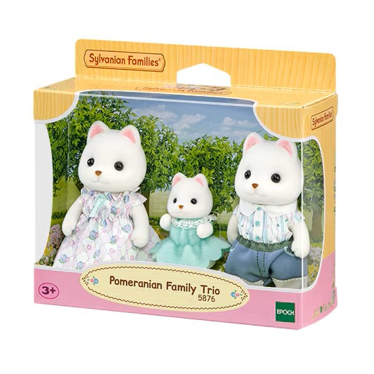 Figurine Sylvanian Families-Familia Pomeranienilor Trio [2]