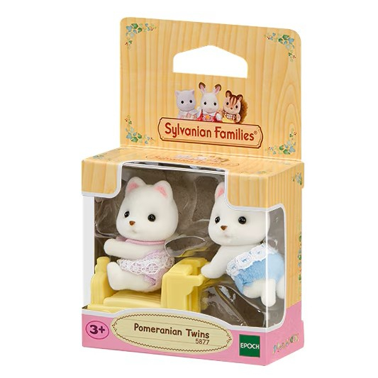 Figurine Sylvanian Families-Gemeni Pomeranieni [2]