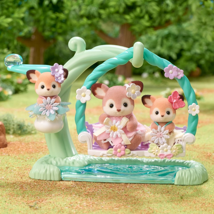 Figurine Sylvanian Families-Leagan Pentru Pui De Caprioare [4]