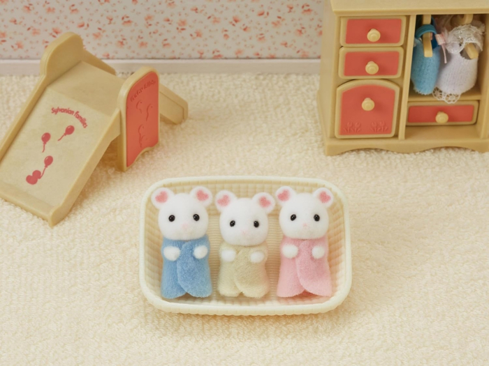 Figurine Sylvanian Families- Soricei Marshmallow Tripleti [2]