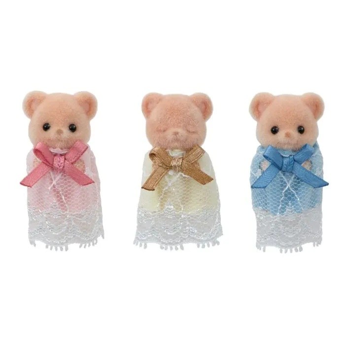 Figurine Sylvanian Families-Ursuleti Adormiti Biscuit Tripleti [2]