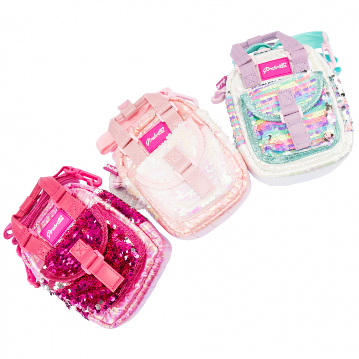 Gentuță Girabrilla Puffer – geantă matlasată cu paiete și efect irizat [3]