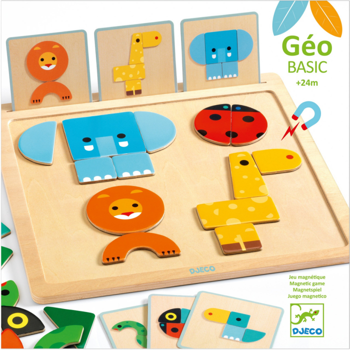 Geo Basic Djeco, joc pentru bebe cu forme geometrice [3]