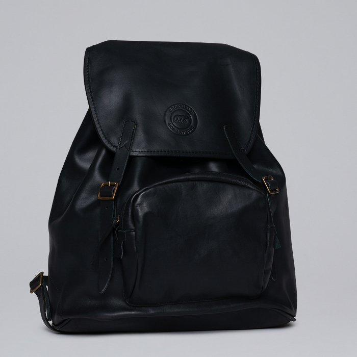 Ghiozdan de piele, Negru - 30 L [1]