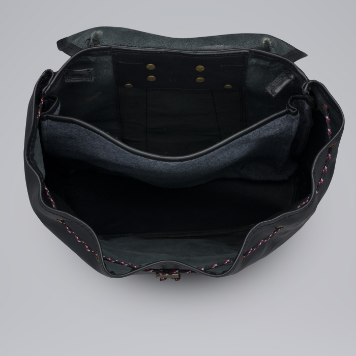 Ghiozdan de piele, Negru - 30 L [3]