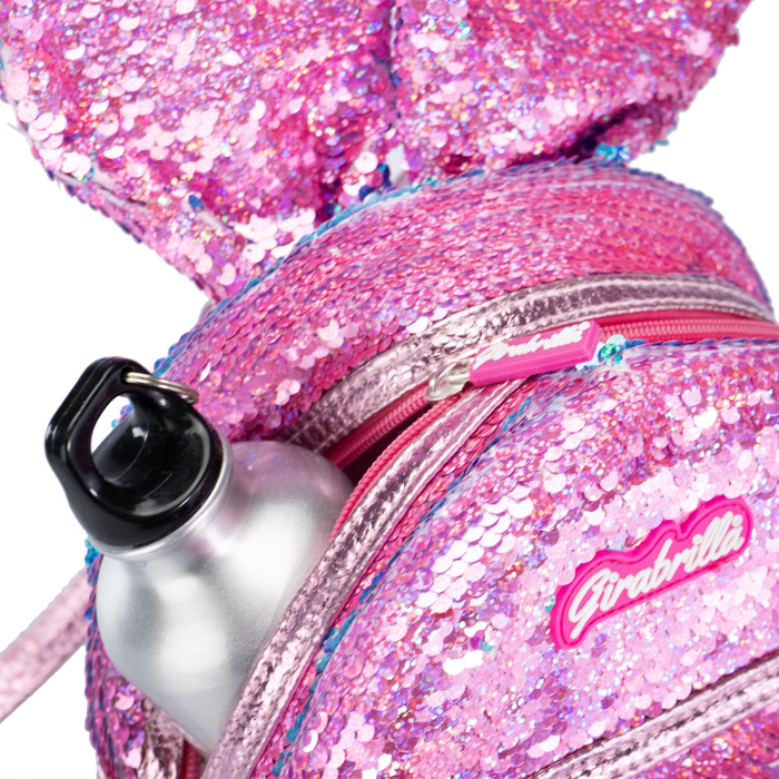 Ghiozdan Girabrilla Bunny – model Iepuraș cu paiete reversibile [9]