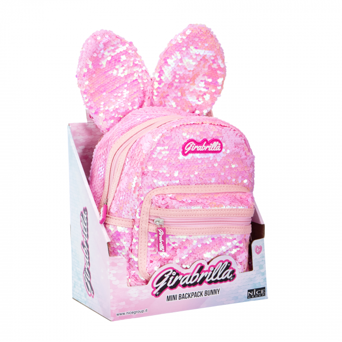 Ghiozdan Girabrilla Bunny – model Iepuraș cu paiete reversibile [1]