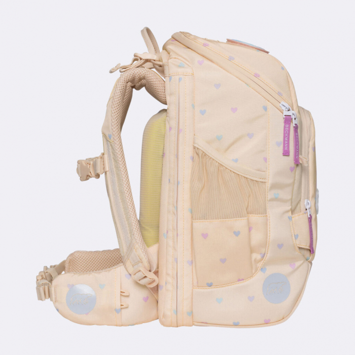 Ghiozdan, rucsac ergonomic cu perna de aer, set Active Air FLX 6 piese, Yellow Heart [5]