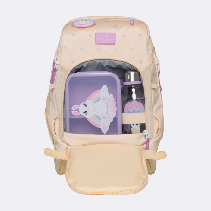 Ghiozdan, rucsac ergonomic cu perna de aer, set Active Air FLX 6 piese, Yellow Heart [7]