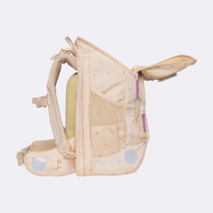 Ghiozdan, rucsac ergonomic cu perna de aer, set Active Air FLX 6 piese, Yellow Heart [8]