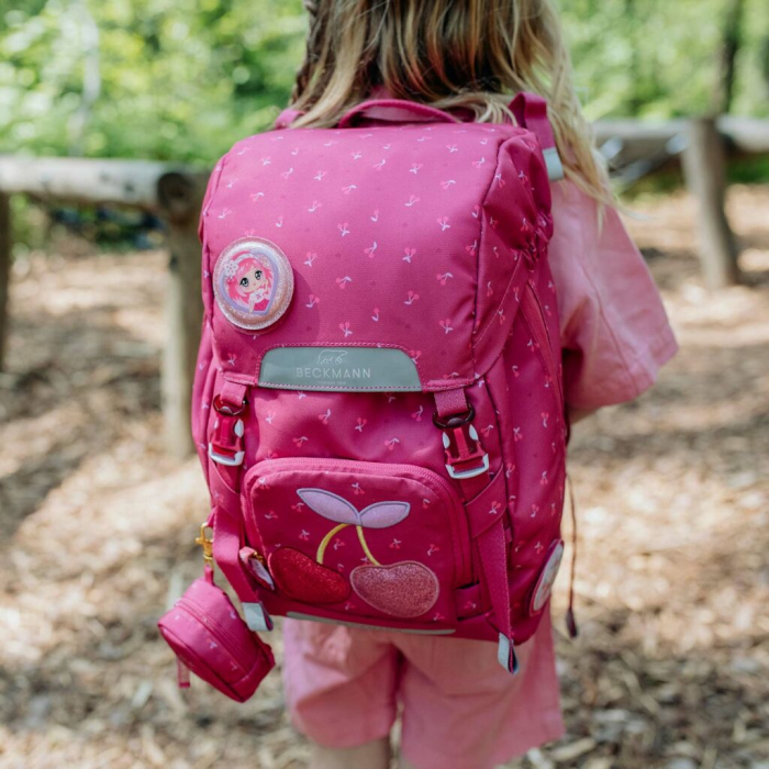 Ghiozdan, rucsac ergonomic pentru scoala, Clasic, Cherry [1]