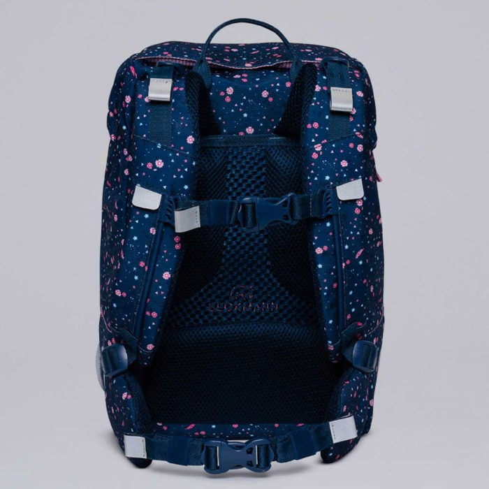 Ghiozdan, rucsac ergonomic pentru scoala, Clasic, Forest Deer Blue [2]