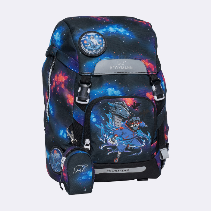 Ghiozdan, rucsac ergonomic pentru scoala, Clasic, NINJA ELEMENTS [4]