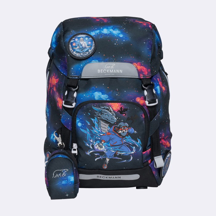 Ghiozdan, rucsac ergonomic pentru scoala, Clasic, NINJA ELEMENTS [1]