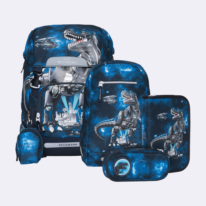 Ghiozdan, rucsac ergonomic, set clasic 6 piese, TECH REX [1]