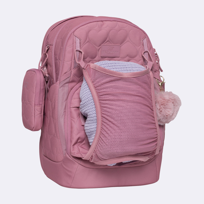 Ghiozdan, rucsac ergonomic, Sport Air, Padded heart rose [8]