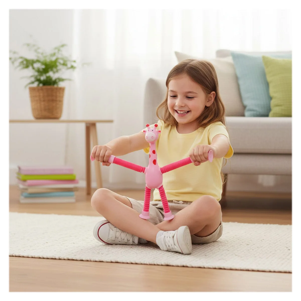 Girafa flexibilă, jucărie antistres, 1 bucată [2]