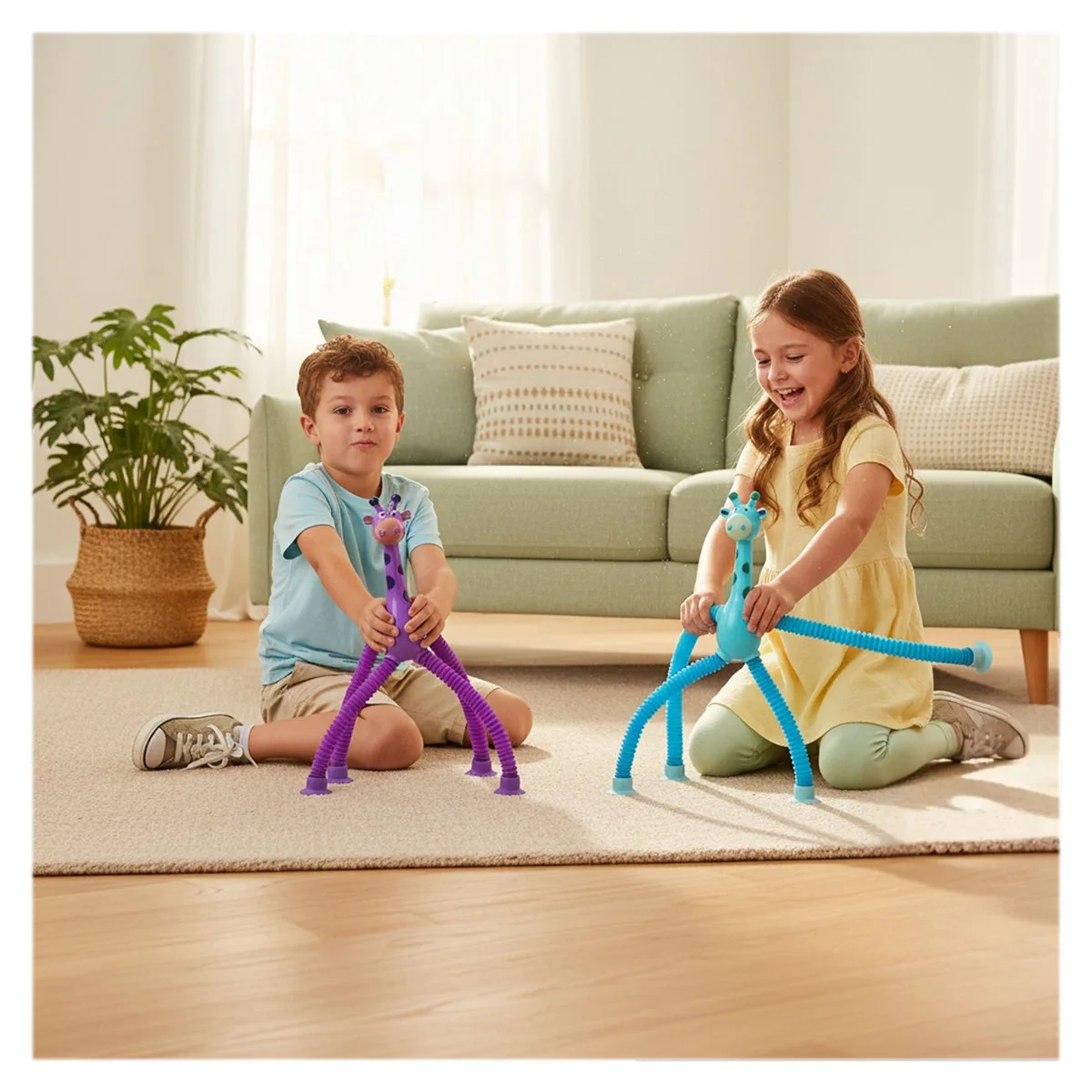 Girafa flexibilă, jucărie antistres, 1 bucată [4]