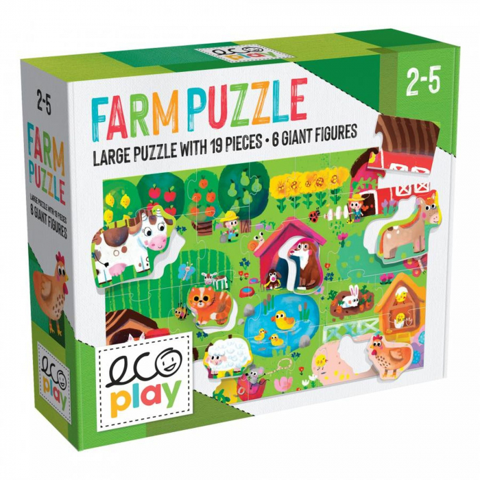 Headu Ecoplay - Puzzle Animalute La Ferma [2]