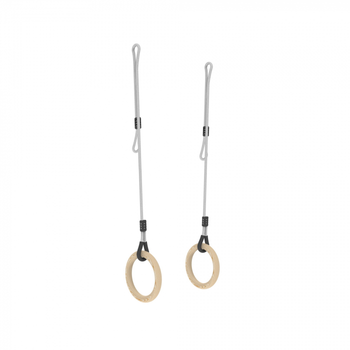Inele gimnastice din lemn MB200 / MB300, Exit Toys [1]