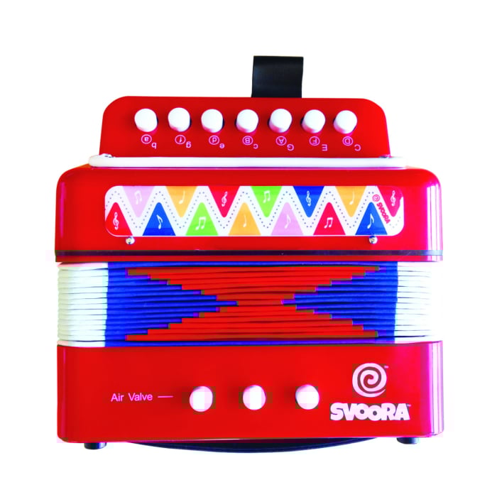 Instrument muzical acordeon rosu, Svoora [4]