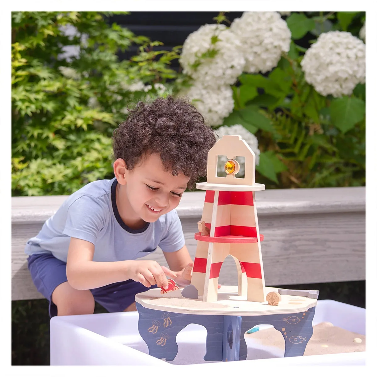 Insula cu far, set din lemn cu accesorii [4]