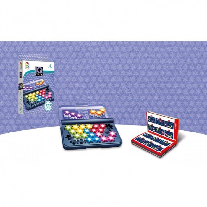 Smart Games - IQ Stars, joc de logica cu 120 de provocari, 6+ ani [2]
