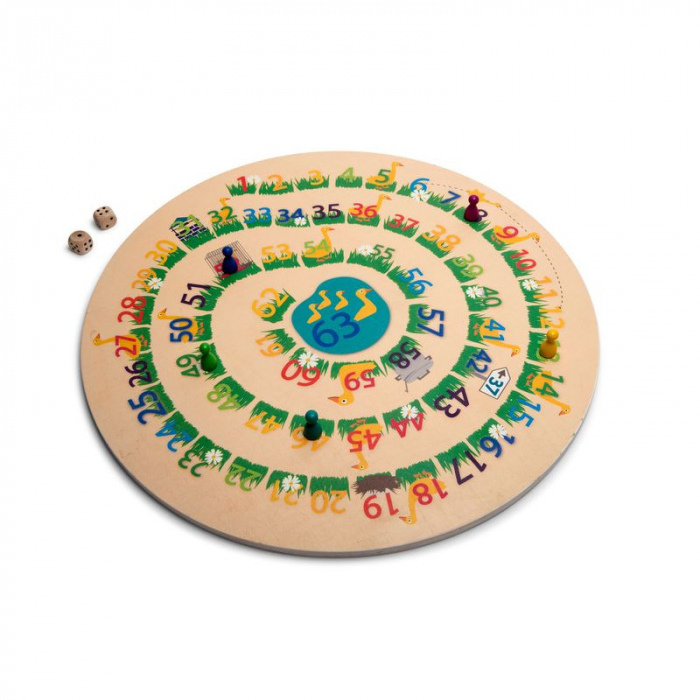 Joc 3 in 1 - Goose, Tock si Ludo (Nu te supara, frate!), BS Toys [4]