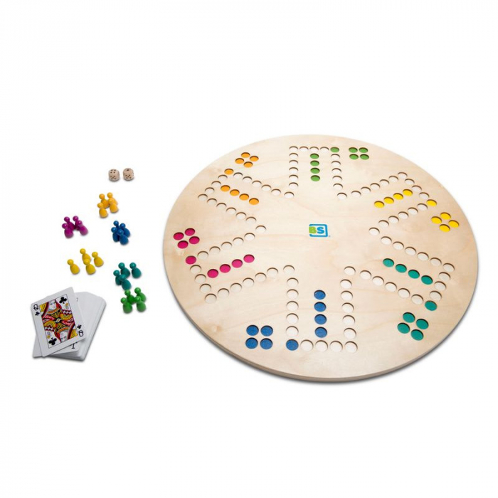 Joc 3 in 1 - Goose, Tock si Ludo (Nu te supara, frate!), BS Toys [3]