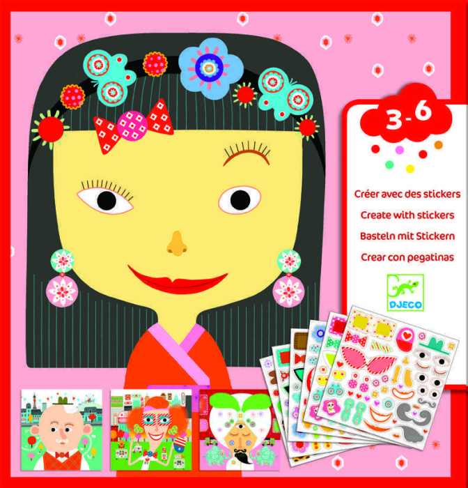 Joc creativ creeaza portrete Djeco [1]