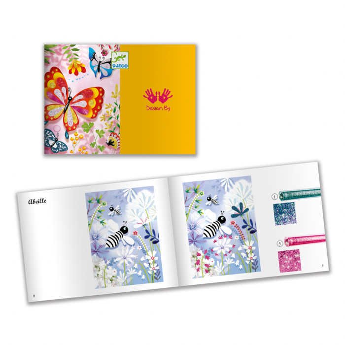 Joc creativ cu sclipici Fluturi [5]