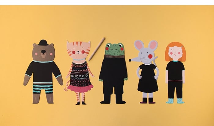 Joc creativ de razuit Animale prietenoase, Londji [2]