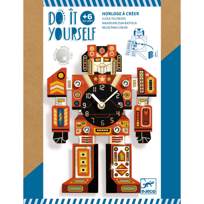 Joc creativ DIY Ceasul robot, Djeco [2]