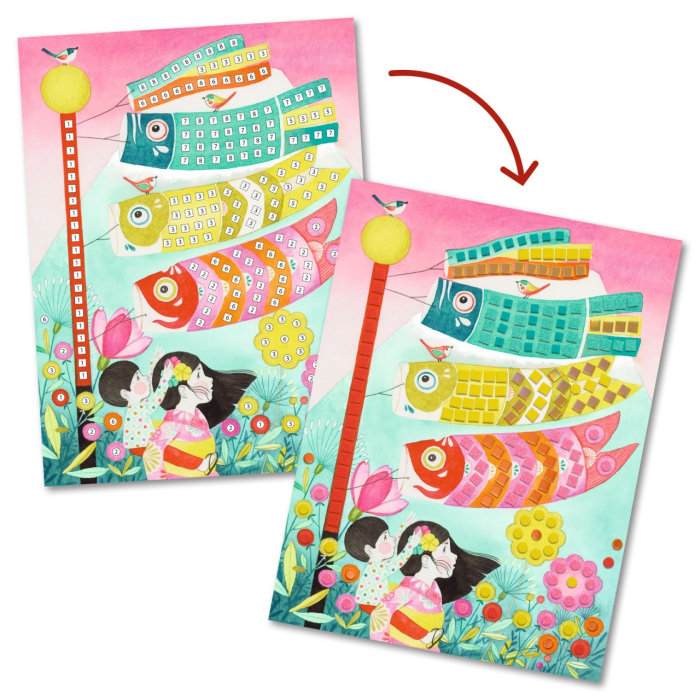 Joc creativ mozaic Arta japoneza, Djeco [4]