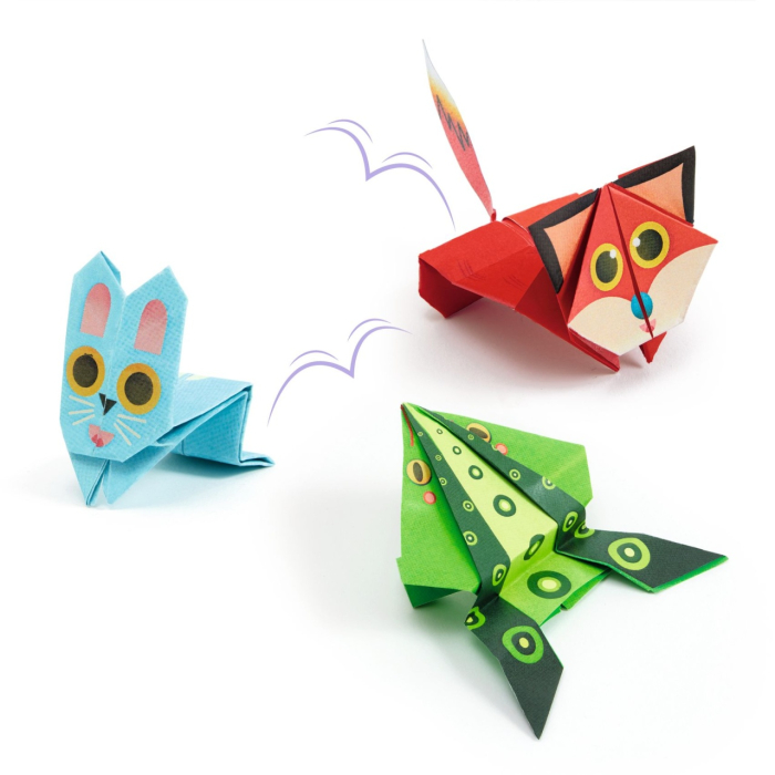 Joc creativ origami Animale saltarete, Djeco [3]