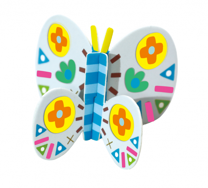 Joc creativ Stick'N'Play cu scene 3D si stickere repozitionabile - Gradina Secreta [10]