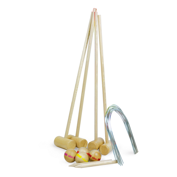 Joc Croquet / Crochet din lemn pentru exterior - 4 jucatori - Vilac [2]