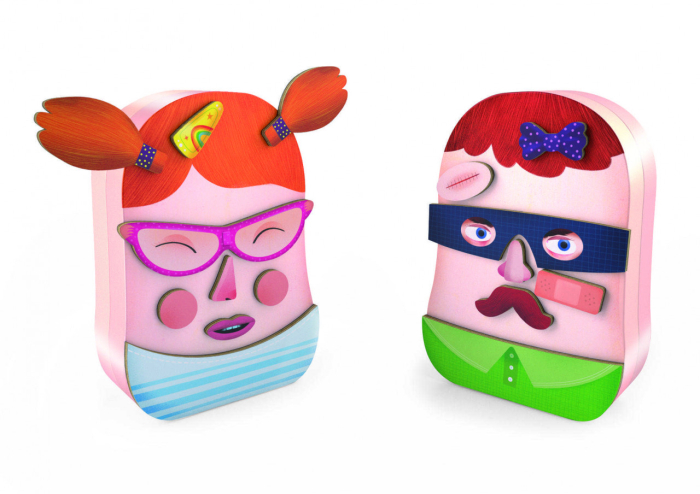 Joc cu magnet Portraito Djeco [2]