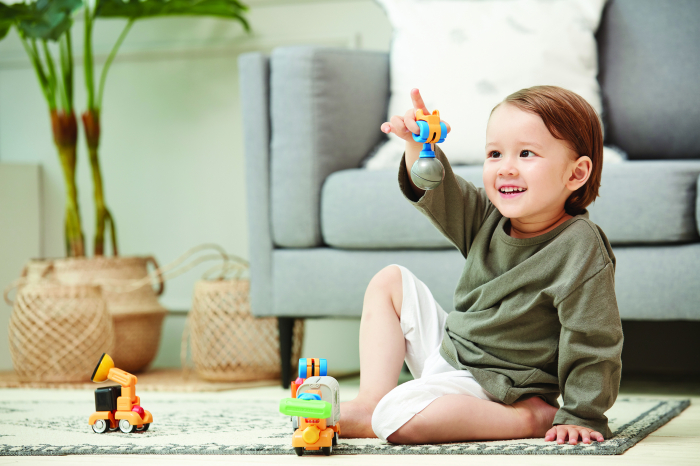 Joc cu magneti Stick-O, Set de construit vehicule, 32 piese [4]