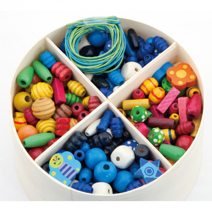 Joc de creatie cu margele din lemn, Viga [4]