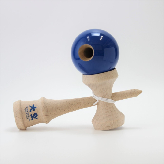 Joc de indemanare din lemn Kendama Ozora, 18 cm - Albastru [2]
