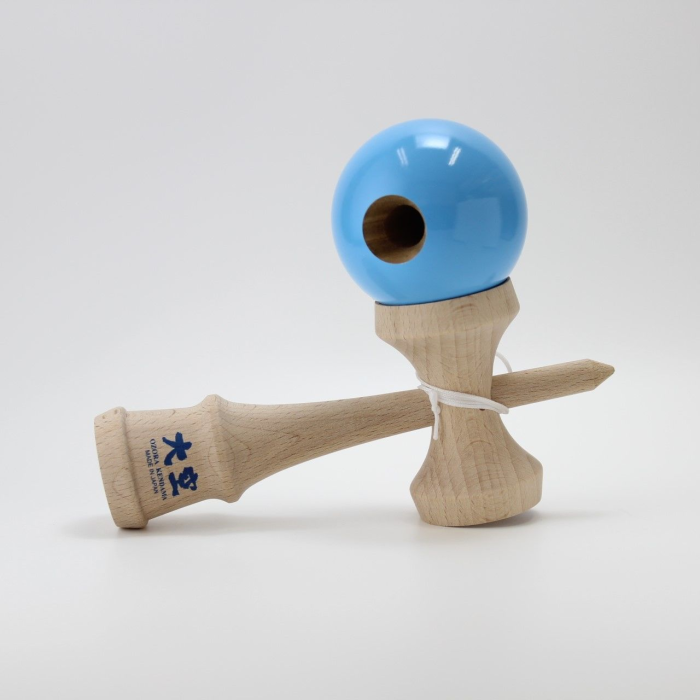 Joc de indemanare din lemn Kendama Ozora, 18 cm - Bleu [2]