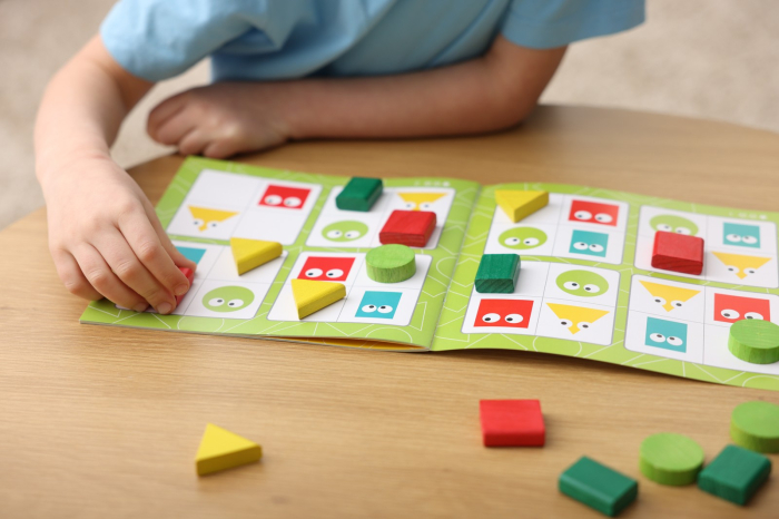 Joc de logica din lemn -  Sudoku pentru copii, 16 piese [6]