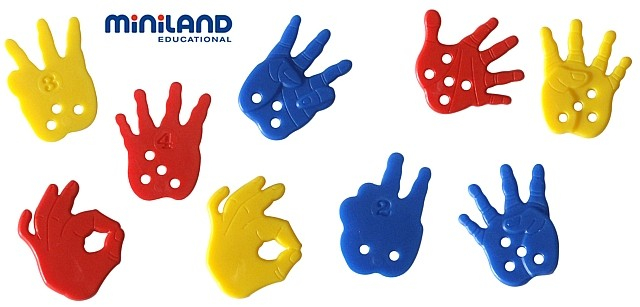 Joc de numarat cu manute Miniland 72 buc [4]