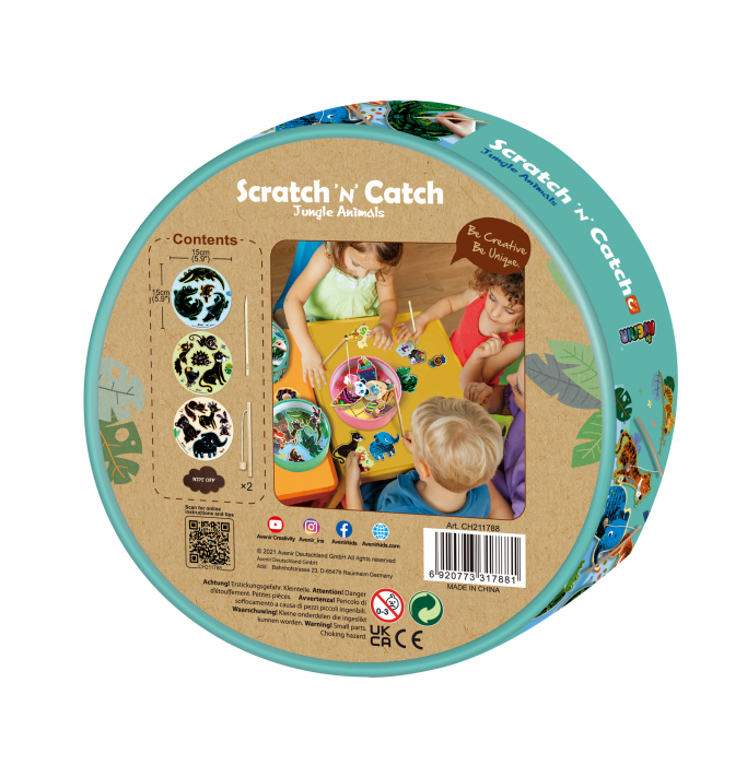 Joc de pescuit 2in1 razuibil - Scratch 'N' Catch- Animale Jungla [3]